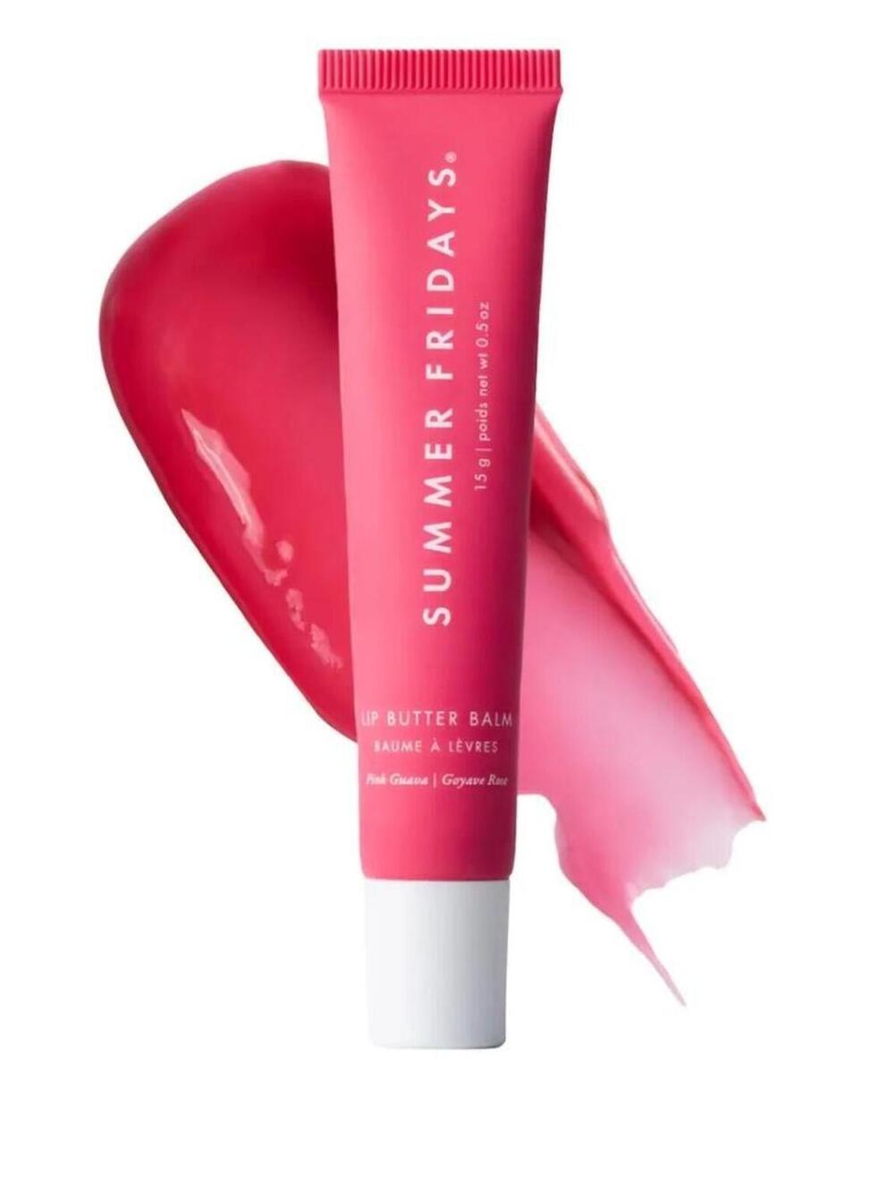 Summer Fridays Lip Butter Balm Treatment for Hydration- Pink Guava